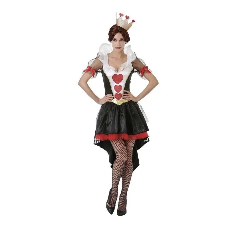 NEW Hauntlook Queen of Hearts Adult Women's Halloween Party Costume Medium